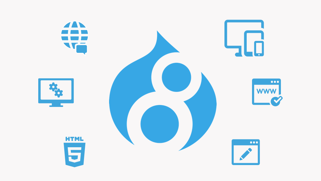 "Drupal 8 logo"