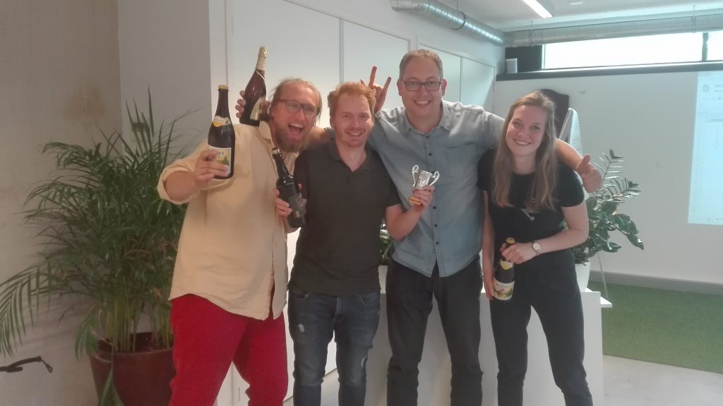 Huldiging Netvlies tafelvoetbalcompetitie 2018