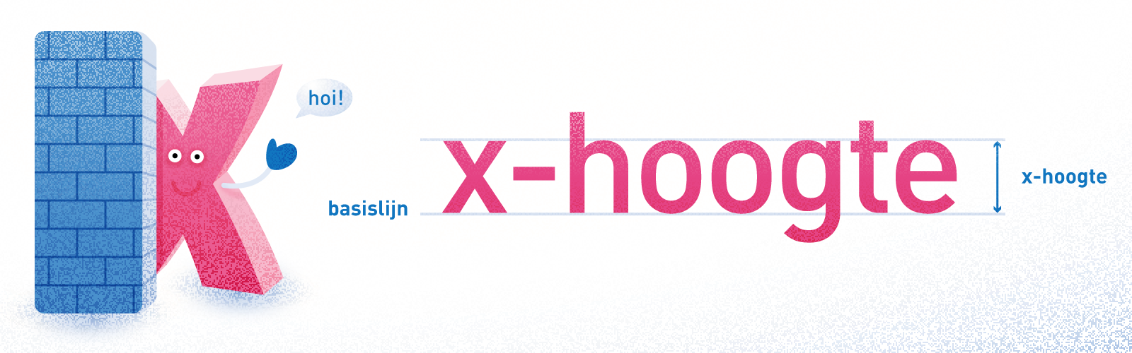 "Goede x-hoogte lettertype bij online gebruik van letters"