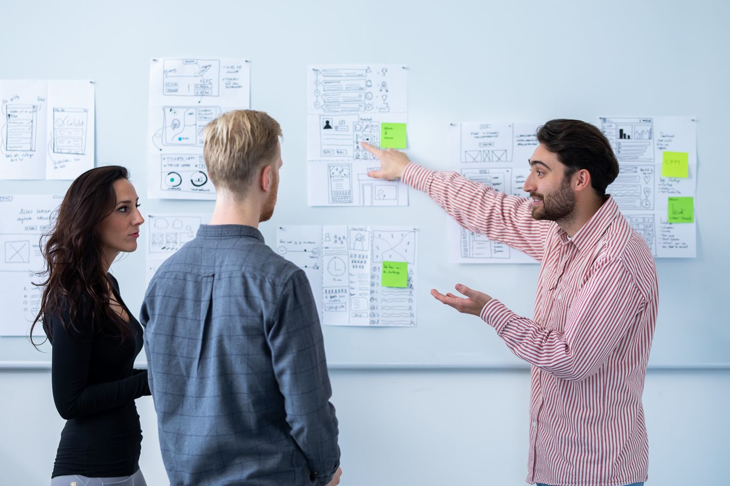 Sfeerbeeld strategie sessie bij Netvlies.