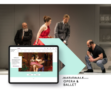 Nationale Opera & Ballet nieuwe website en foto van voorstelling